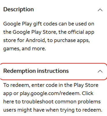 $25 Google Play gift card